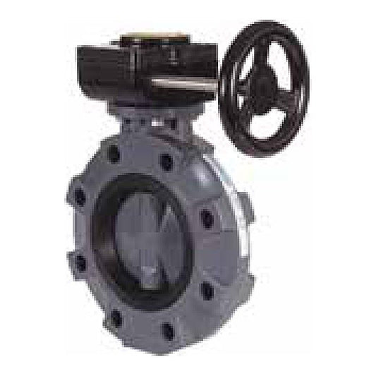 Peabody Engineering gear operated butterfly valve