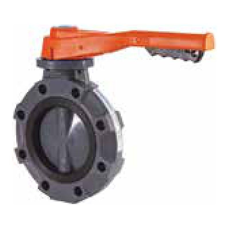 Peabody Engineering lever operated butterfly valve