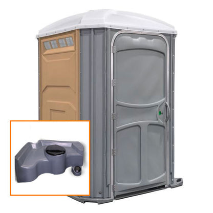 60 Gallon PolyJohn Comfort XLT Recirculating Flush Portable Restroom - product view