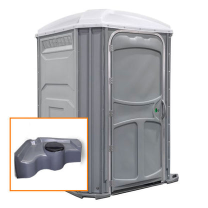60 Gallon PolyJohn Comfort XLT Static Tank Portable Restroom - product view