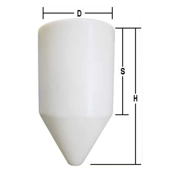 Peabody 250 Gallon FDA Closed Top Cone Bottom Tank 1.0 SG (01-35166) - Peabody product line photo