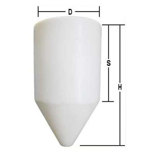 Peabody 250 Gallon FDA Open Top Cone Bottom Tank 1.0 SG (01-35206) - Peabody product line photo