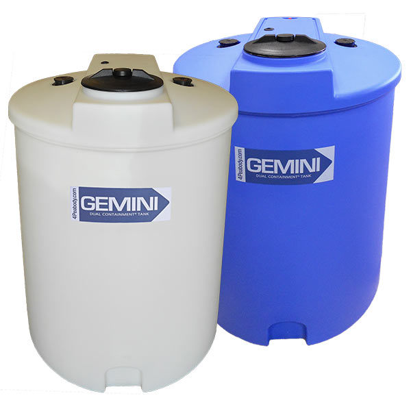 Peabody 1500 Gallon XLPE Double Wall Chemical Tank 1.9 SG (01-36800) - Peabody product line photo
