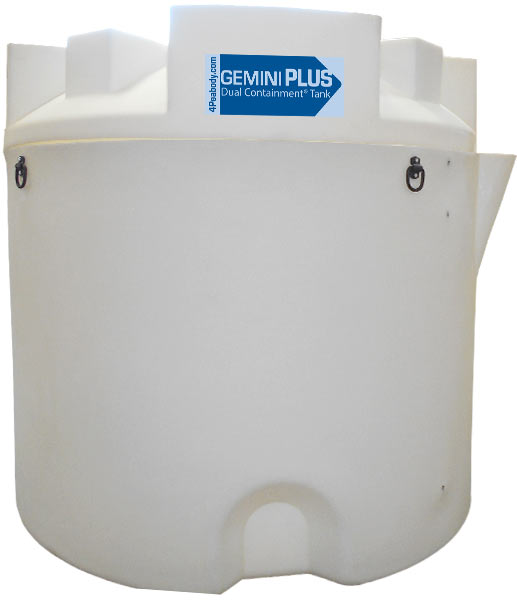 Peabody 1300 Gallon Double Wall Chemical Tank 1.5 SG (01-33363) - Peabody product line photo