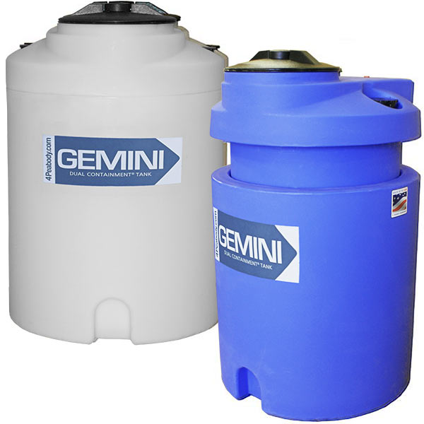 Peabody 1500 Gallon Double Wall Chemical Tank 1.5 SG (01-36785) - Peabody product line photo