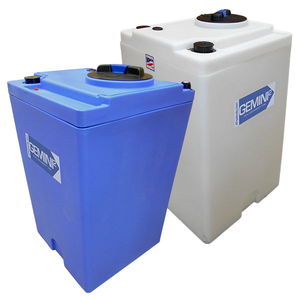 Peabody 95 Gallon Square Double Wall Chemical Tank 1.9 SG (01-36571) - Peabody product line photo