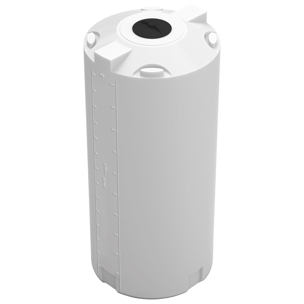 Peabody 300 Gallon Vertical Chemical Storage Tank 1.9 SG (01-36267) - product photo