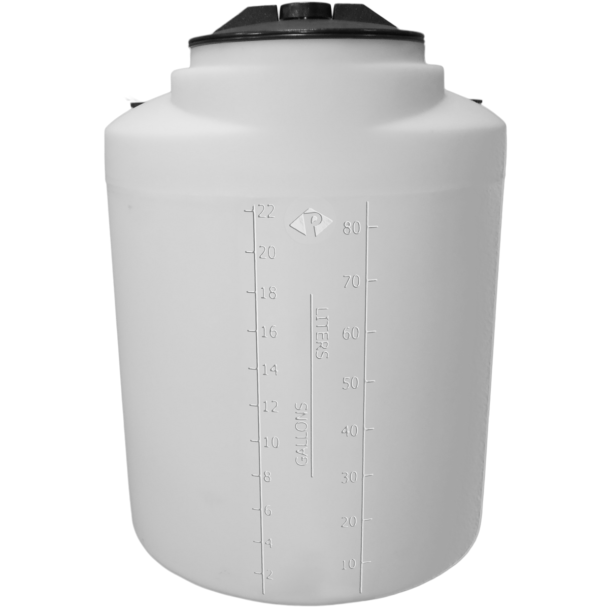 Peabody 25 Gallon XLPE Vertical Chemical Storage Tank 1.5 SG (01-35665) - product photo