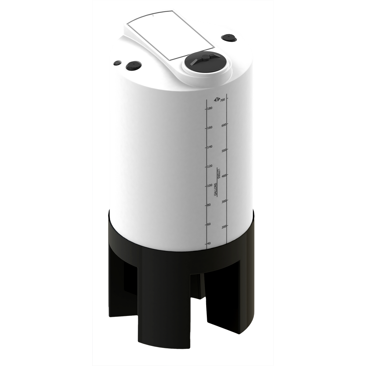 Peabody 200 Gallon Cone Bottom Tank with Plastic Stand 1.9 SG (01-33925) - product photo