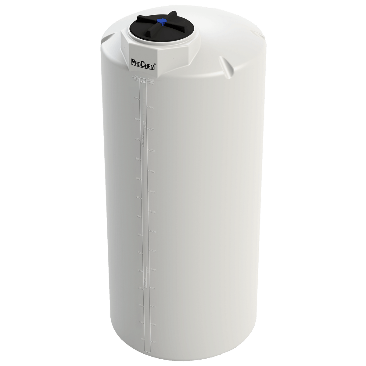 Peabody 750 Gallon XLPE Vertical Chemical Storage Tank 1.9 SG (01-33009) - product photo