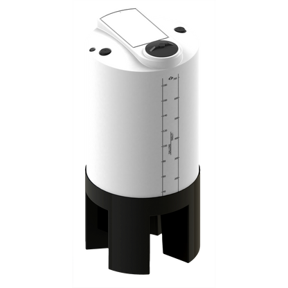 Peabody 200 Gallon XLPE Cone Bottom Tank with Plastic Stand (01-33926) - product photo