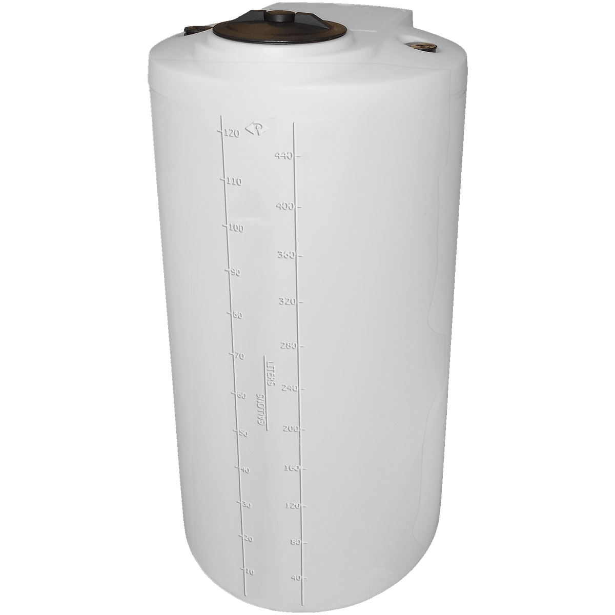 Peabody 125 Gallon XLPE Vertical Chemical Storage Tank 1.5 SG (01-35671) - product photo