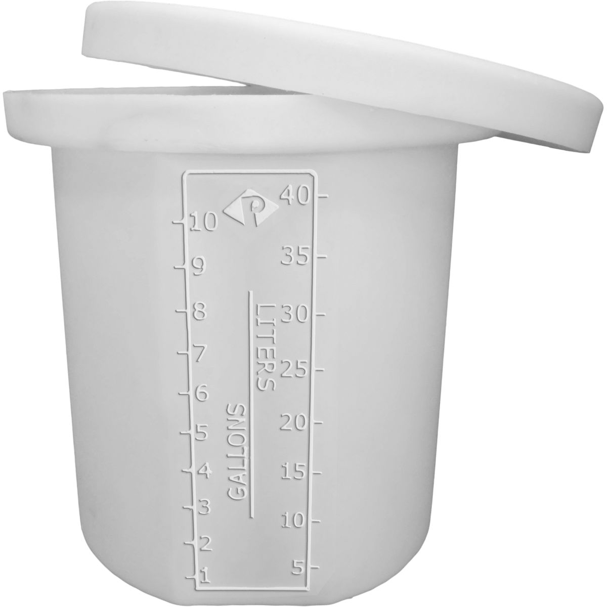 Peabody 10 Gallon XLPE Open Top Process Chemical Tank (01-30398) - product photo