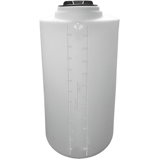Peabody 65 Gallon XLPE Vertical Chemical Storage Tank 1.9 SG (01-32894) - product photo