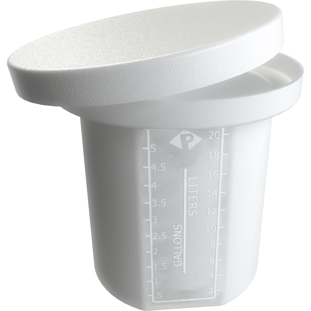 Peabody 5 Gallon XLPE Open Top Process Chemical Tank (01-30397) - product photo
