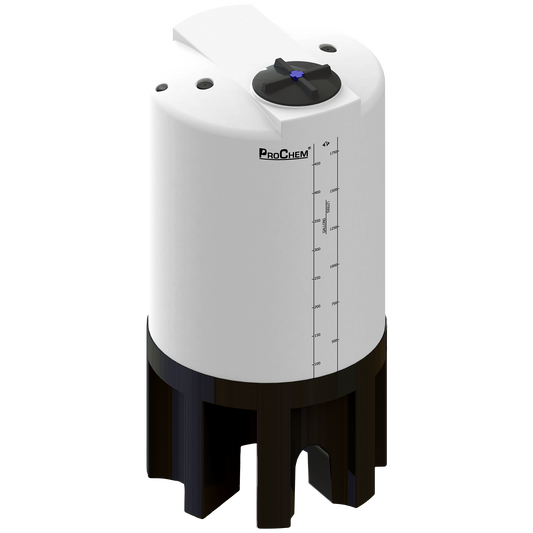 Peabody 500 Gallon FDA Cone Bottom Tank with Plastic Stand 1.0 SG (01-33933) - product photo