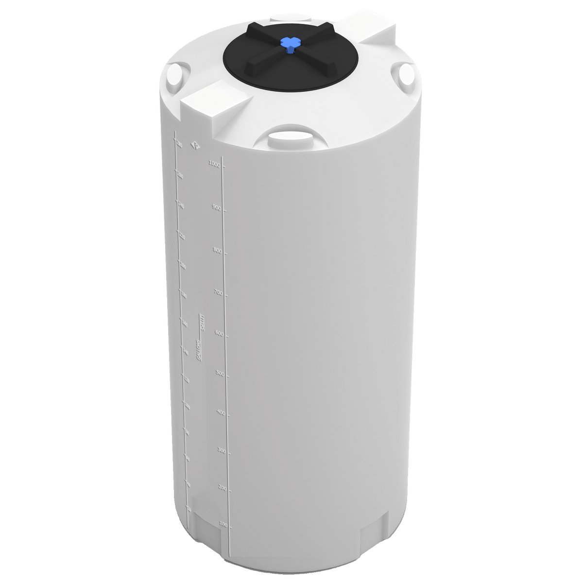 Peabody 300 Gallon XLPE Vertical Chemical Storage Tank 1.5 SG (01-36273) - product photo