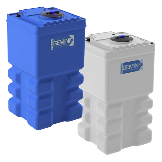 Peabody 95 Gallon HDXLPE Square Double Wall Chemical Tank 1.5 SG (01-36580) - product photo