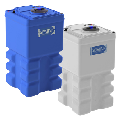 Peabody 95 Gallon HDXLPE Square Double Wall Chemical Tank 1.9 SG (01-36581) - product photo