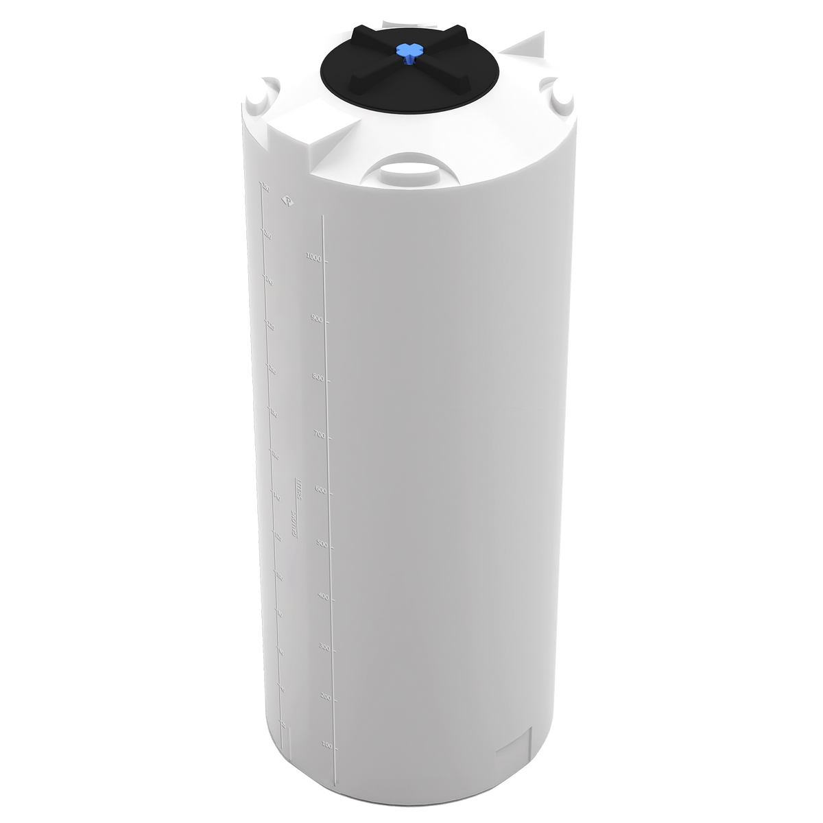 Peabody 300 Gallon XLPE Vertical Chemical Storage Tank 1.9 SG (01-35371) - product photo