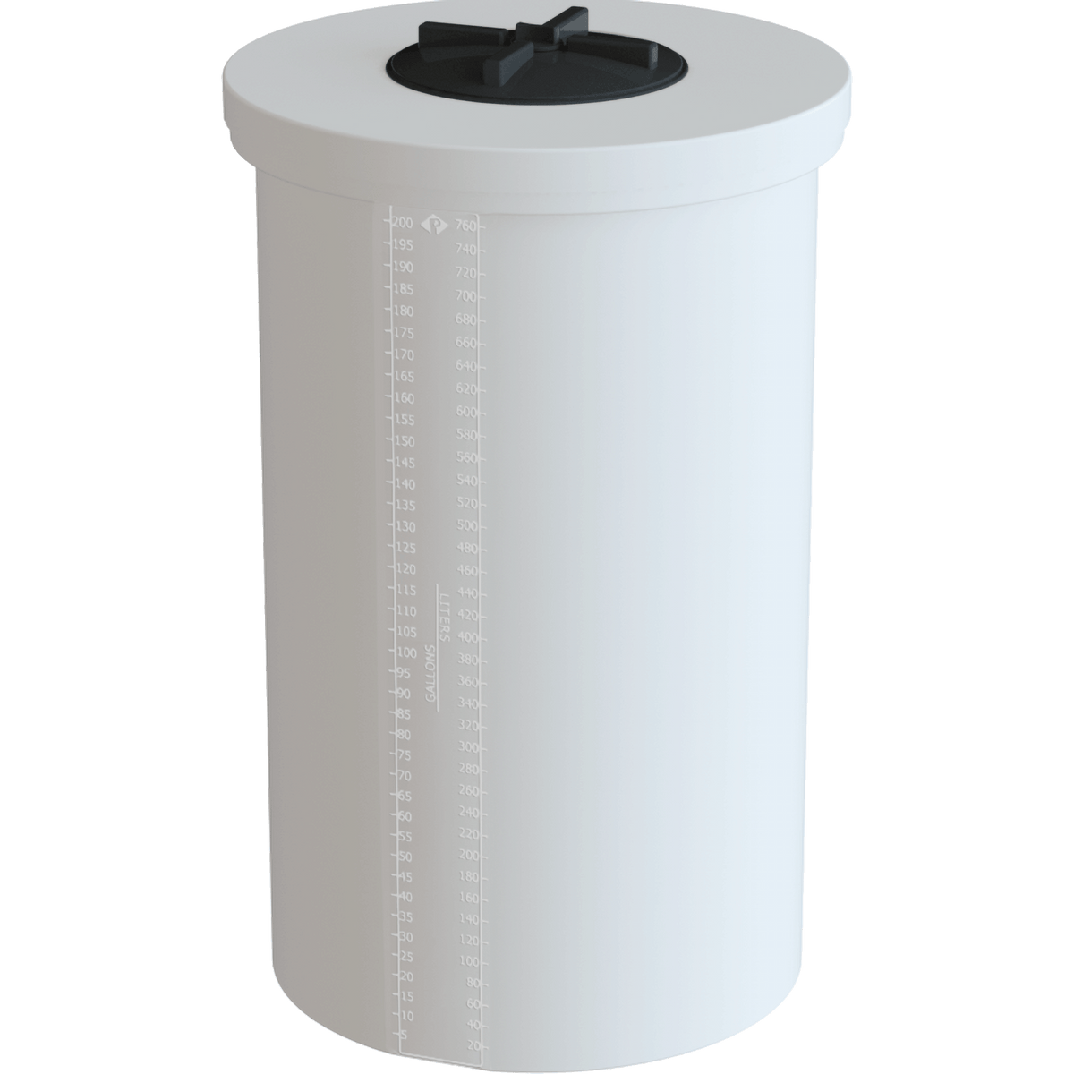 Peabody 200 Gallon XLPE Closed Top Process Chemical Tank (01-30416) - product photo