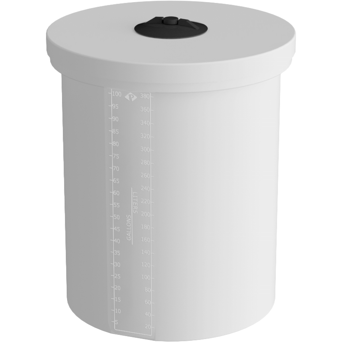Peabody 100 Gallon XLPE Closed Top Process Chemical Tank (01-30414) - product photo