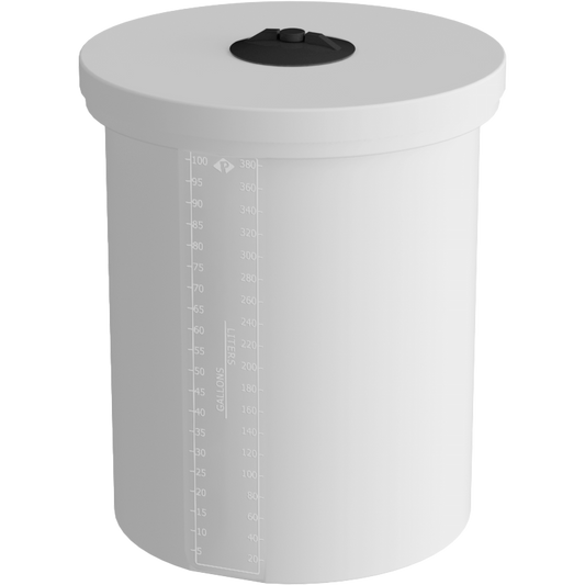 Peabody 100 Gallon XLPE Closed Top Process Chemical Tank (01-30414) - product photo