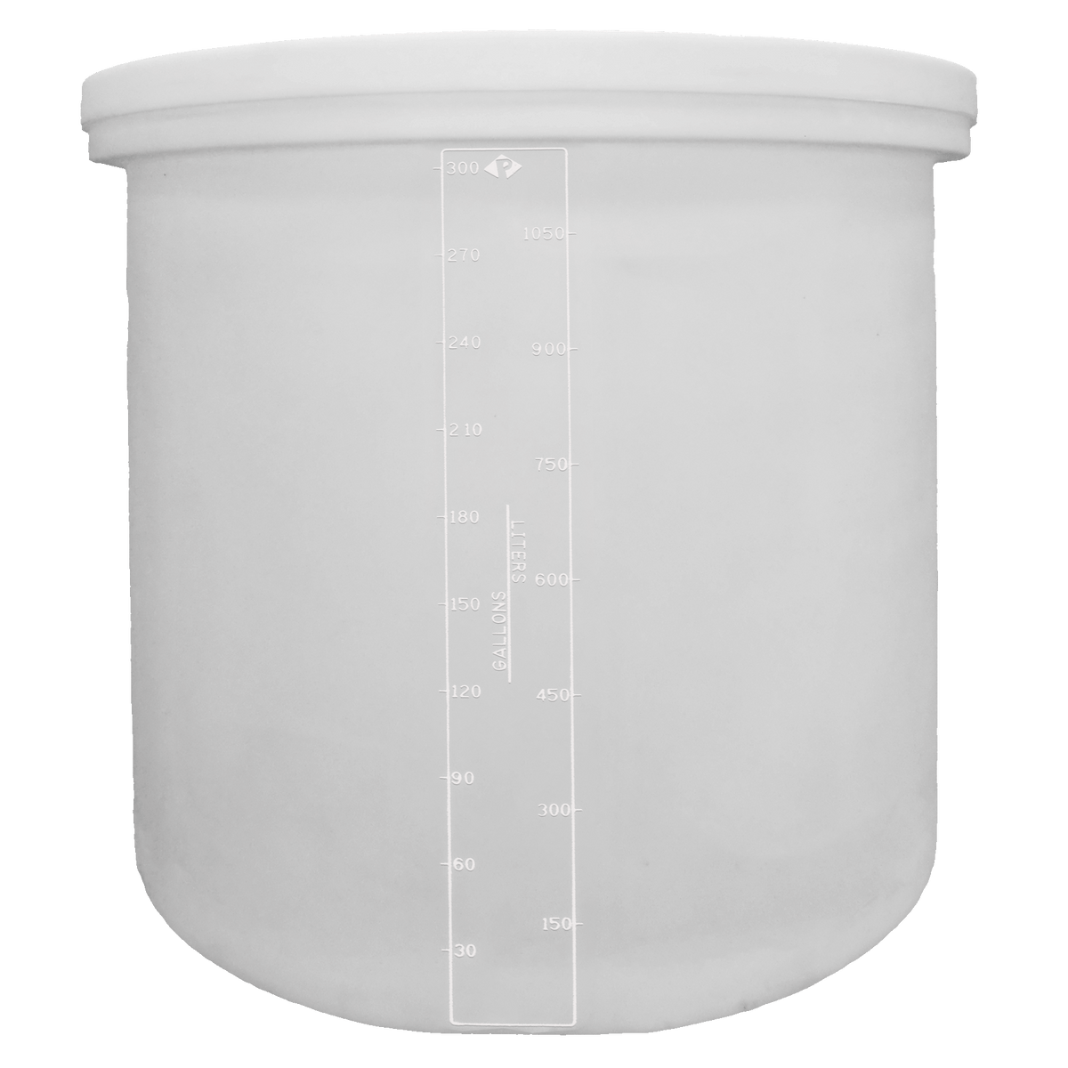 Peabody 300 Gallon Closed Top Process Chemical Tank 1.5 SG (01-30361) - product photo