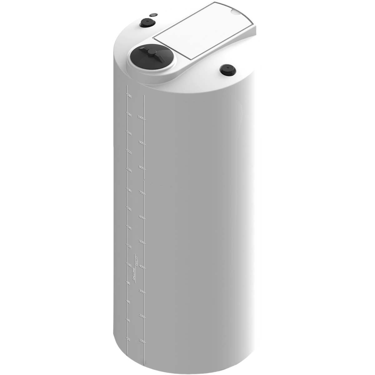 Peabody 300 Gallon Vertical Chemical Storage Tank 1.5 SG (01-33832) - product photo