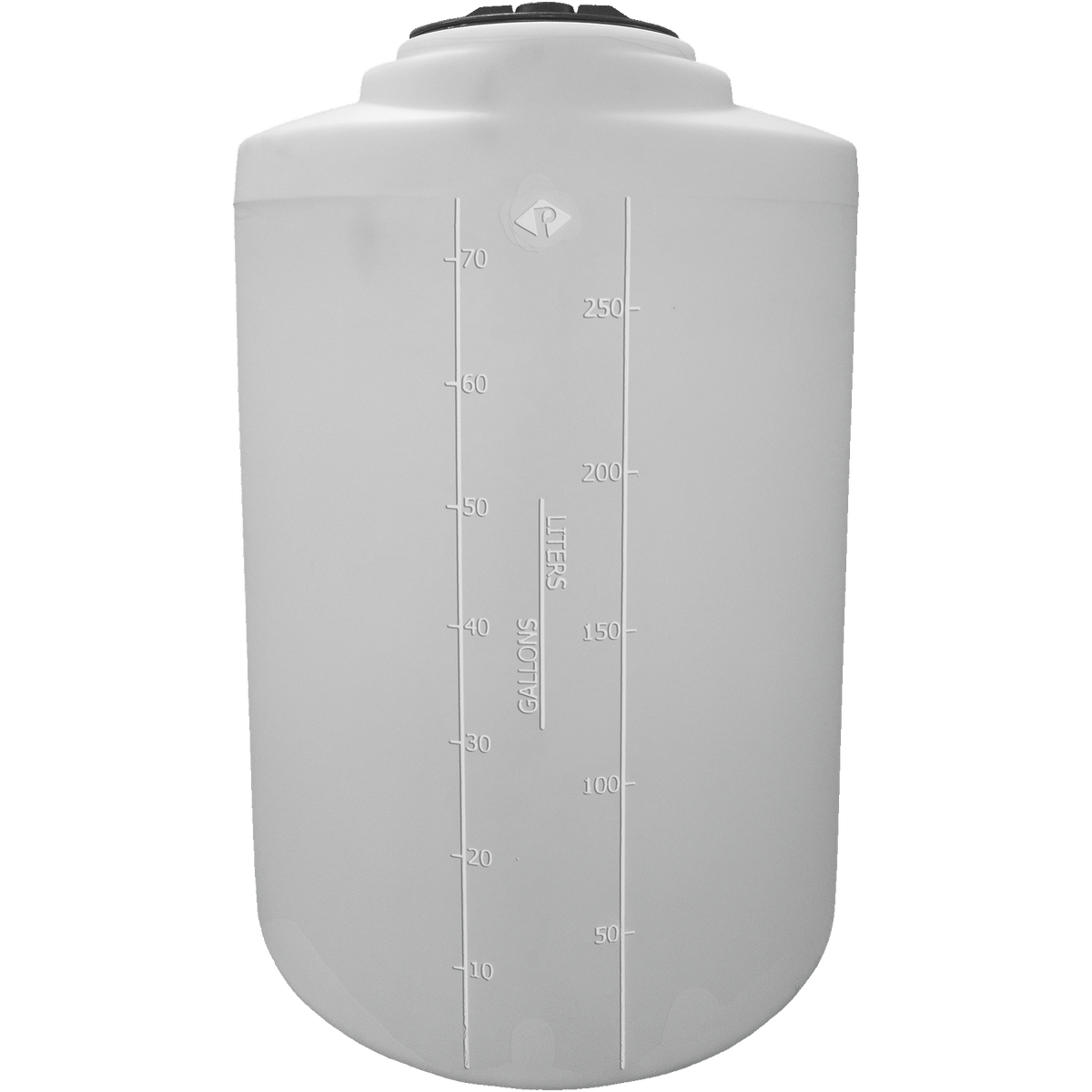 Peabody 75 Gallon XLPE Vertical Chemical Storage Tank 1.5 SG (01-35669) - product photo