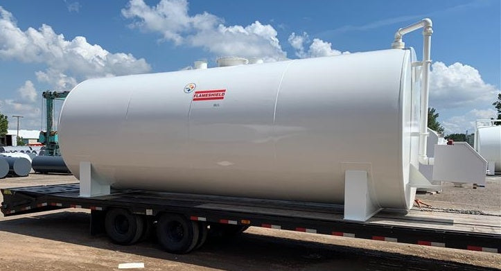 Newberry 1,000 Gallon UL-142 Double Wall Flameshield Tank (SKU: NB01000FSD04810G)