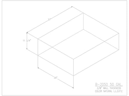 50 Gallon Water/Holding Tank - 2050 - JMS