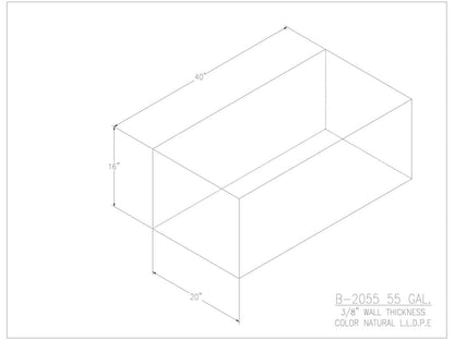 55 Gallon Water/Holding Tank - 2055 - JMS