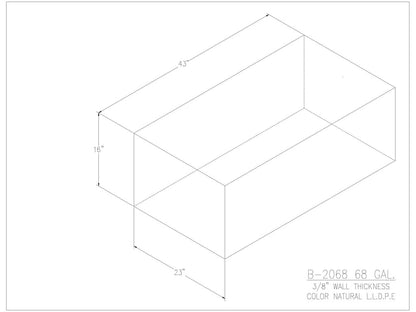 68 Gallon Water/Holding Tank - 2068 - JMS