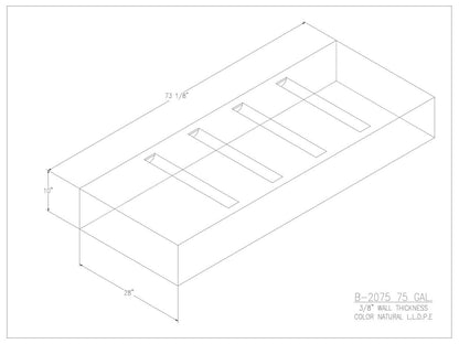 75 Gallon Water/Holding Tank - 2075 - JMS