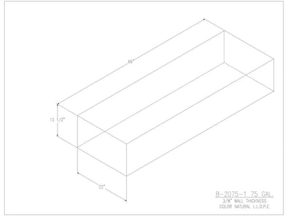 75 Gallon Water/Holding Tank - 2075-1 - JMS