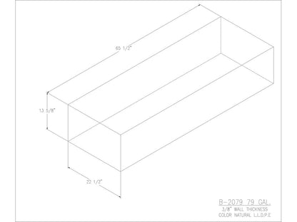 79 Gallon Water/Holding Tank - 2079 - JMS
