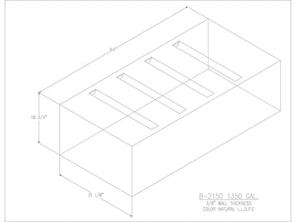 150 Gallon Water/Holding Tank - 2150 - JMS