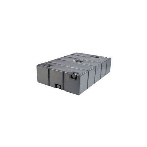 250 Gallon PolyJohn Polyethylene Portable Holding Tank - three-quarter view