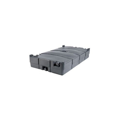 300 Gallon PolyJohn Polyethylene Portable Holding Tank - three-quarter view
