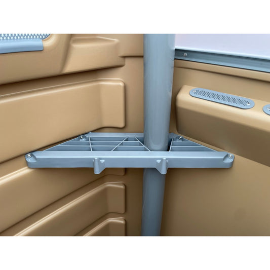 PolyJohn Fleet Convenience Shelf with Coat Hook (SU3-0001F) - product photo