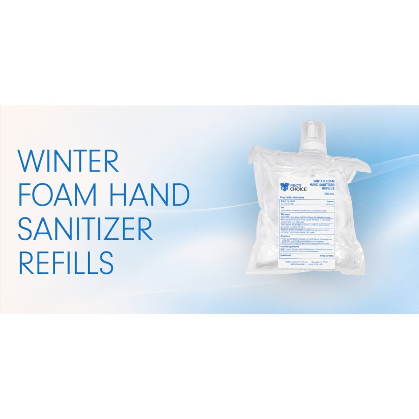 PolyJohn Winter Foam Hand Sanitizer Refills - 4 Per Case (FD1-0004W) - product photo