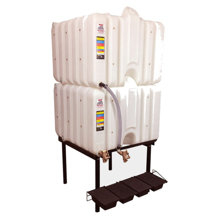 Rhino Tuff Tanks stackable gravity feed systems - product photo