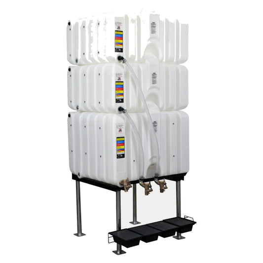 80/80/120 Gallon Rhino Tuff Tanks Gravity Feed System ULC Listed (RTT-6332) - product photo