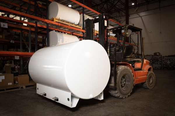 150 Gallon Newberry UL 142 Double Wall Skid Tank (SKU: NB00150DWS03012G)