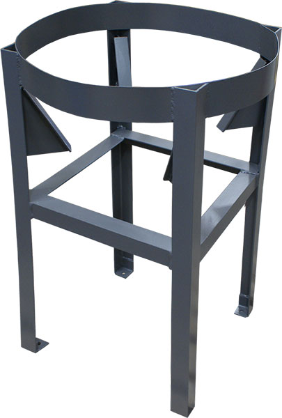 Peabody Engineering 75 & 125 Gallon 30°/45° Cone Bottom Tank Stand - Peabody catalog photo (representative)