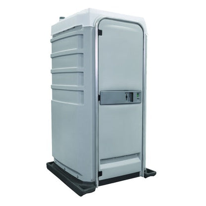 45 Gallon PolyJohn Fleet Recirculating Flush Portable Restroom - four-handle base detail