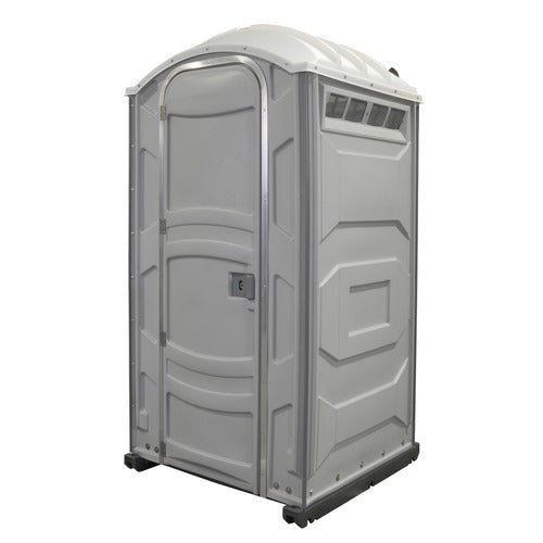 45 Gallon PolyJohn PJN3 Fresh Flush Portable Restroom - three-quarter left view