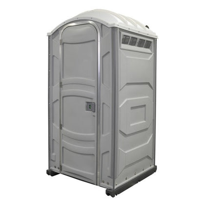 45 Gallon PolyJohn PJN3 Recirculating Flush Portable Restroom - three-quarter left view