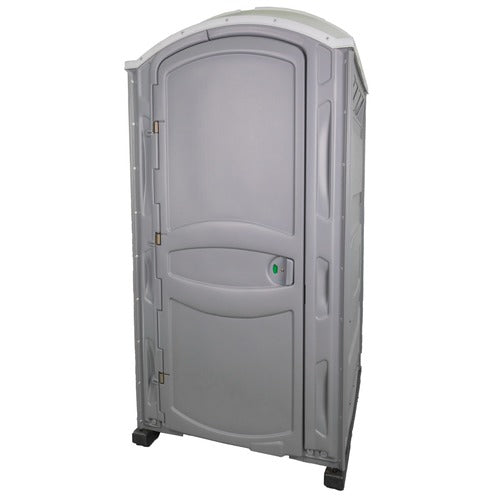 60 Gallon PolyJohn PJP4 Static Tank Portable Restroom - three-quarter left view